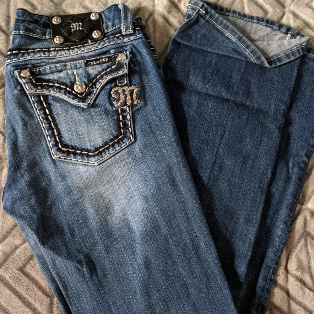 Miss me boot cut jeans size 29